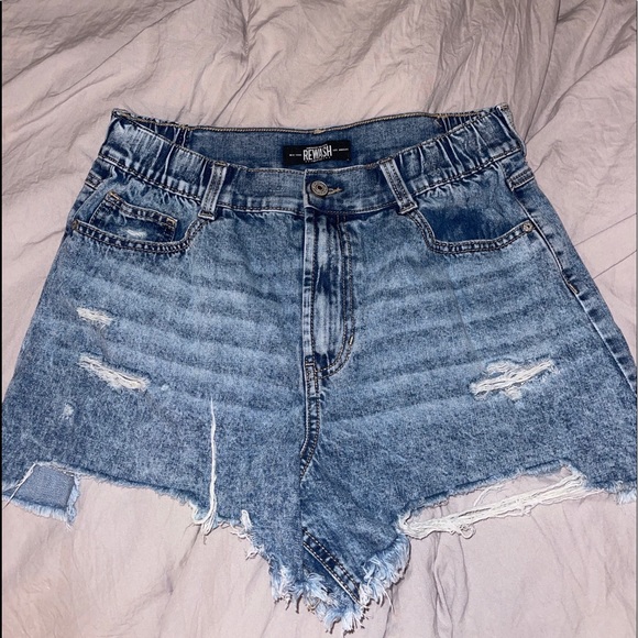 ripped jean shorts - Picture 1 of 2